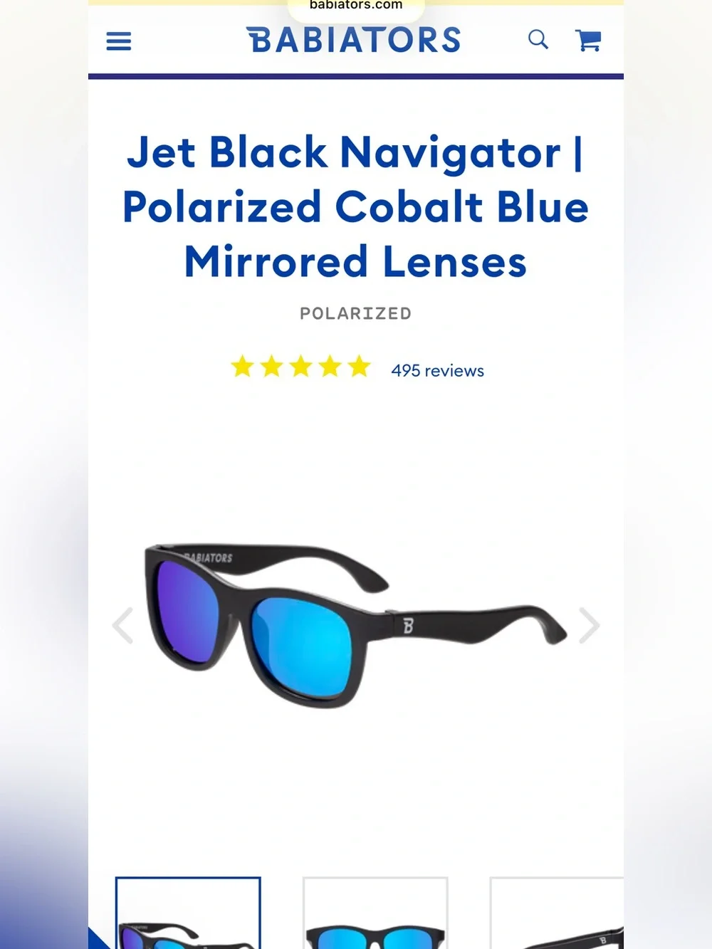 Babiators Polarized Sunglasses